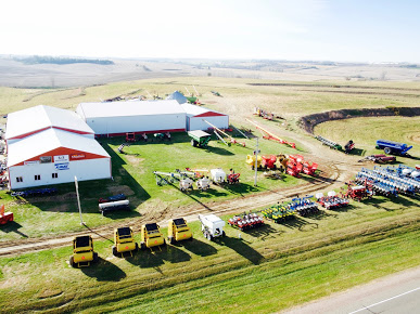 S&S Equipment building iowa overhead view